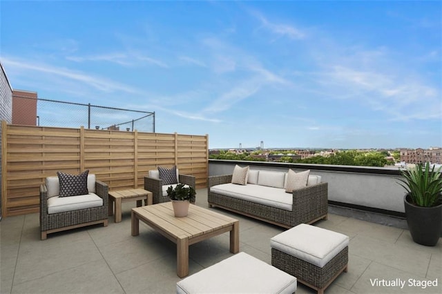 view of patio / terrace with outdoor lounge area