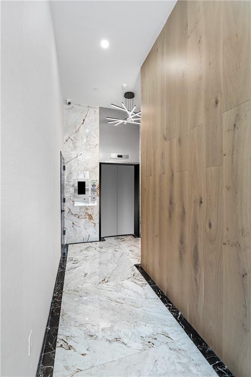 7616 Bay Pkwy Pha, Pha, Brooklyn, NY 11214 - corridor featuring marble tiled floors