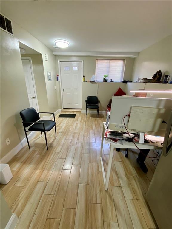43 Lerer Ln, Staten Island, NY 10307 - entryway with light wood finished floors and baseboards