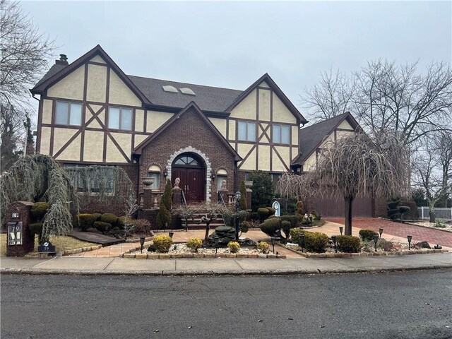 view of tudor house