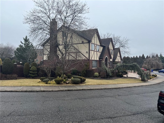 view of property exterior with stucco siding