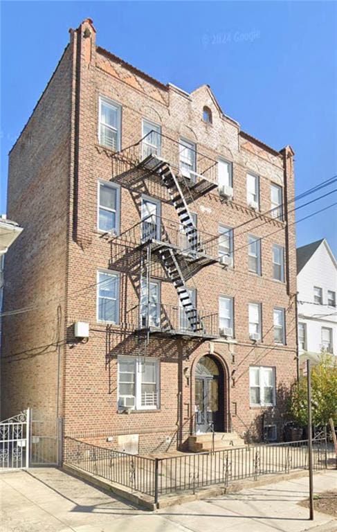 view of property with cooling unit