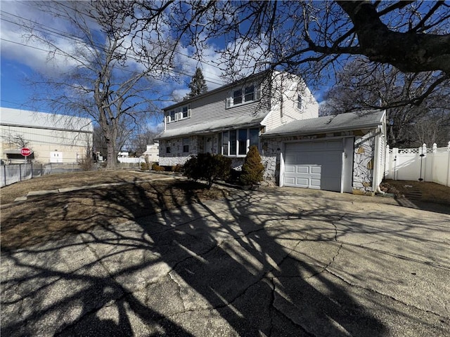 front facade featuring a garage