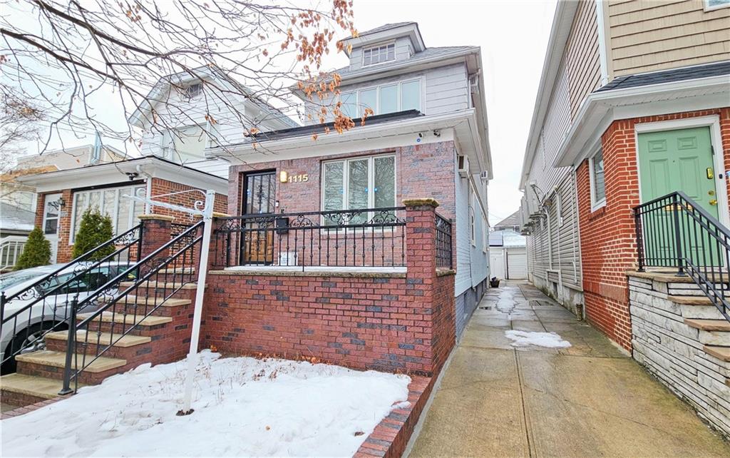 1115 E 32nd St, Brooklyn, NY 11210 - view of front facade featuring an outbuilding