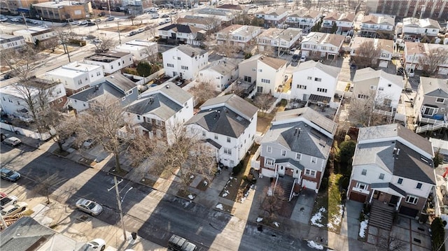 bird's eye view featuring a residential view