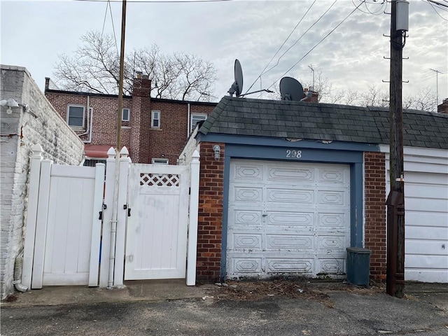 298 Bay 14th St, Brooklyn, NY 11214 - garage featuring a gate