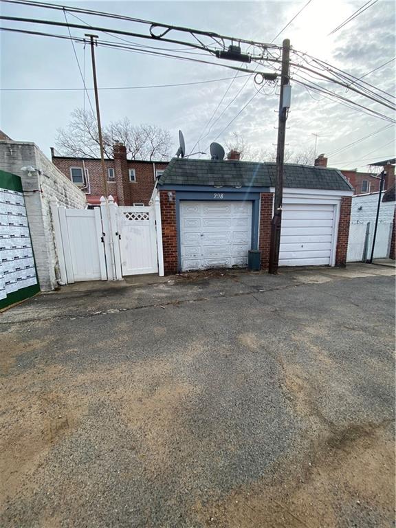 298 Bay 14th St, Brooklyn, NY 11214 - garage with a gate