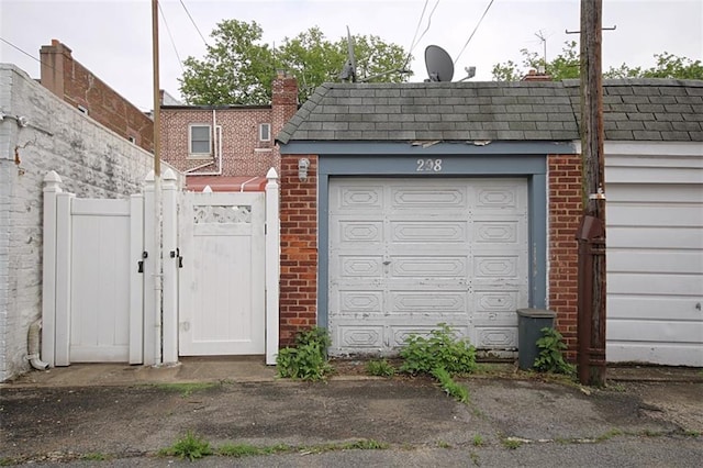 298 Bay 14th St, Brooklyn, NY 11214 - garage featuring a gate
