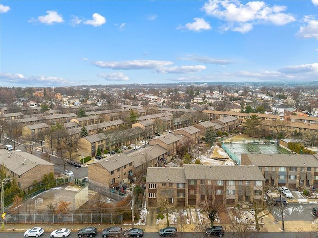 birds eye view of property featuring a residential view