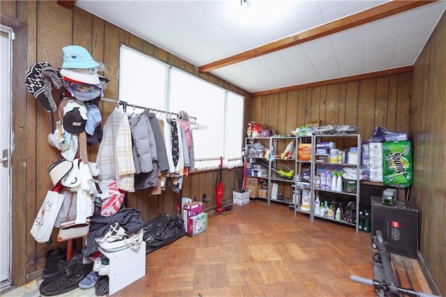 view of storage room