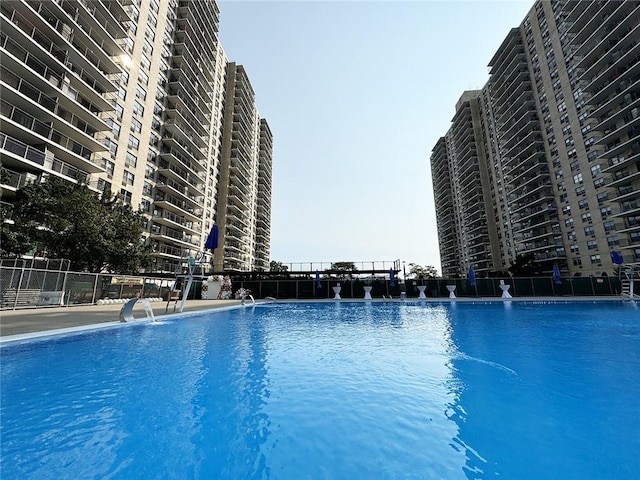 view of pool