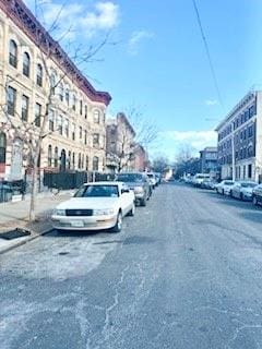 view of street with curbs and sidewalks