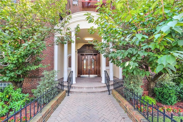 110 Shore Blvd Unit 4H, Brooklyn, NY 11235 - doorway to property with brick siding