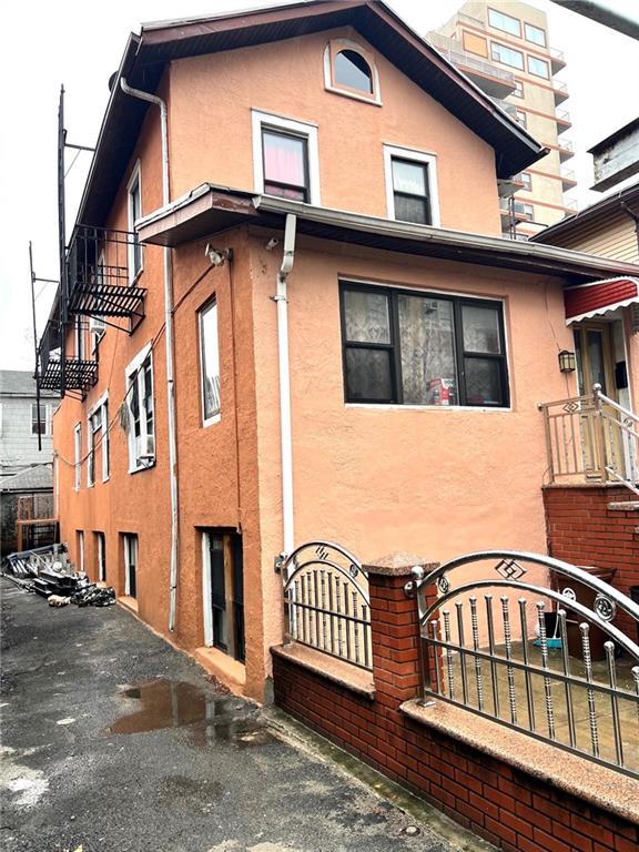 622 Ocean View Ave, Brooklyn, NY 11235 - exterior space featuring stucco siding