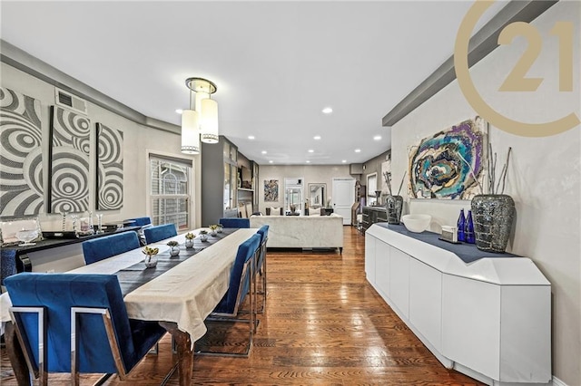 dining room featuring hardwood / wood-style floors