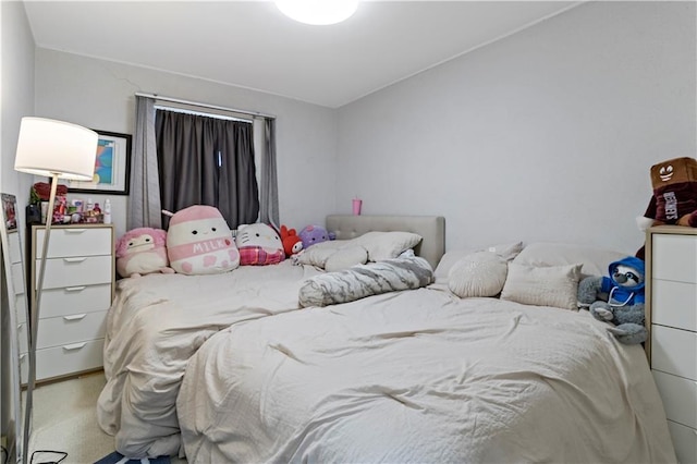 bedroom featuring carpet flooring