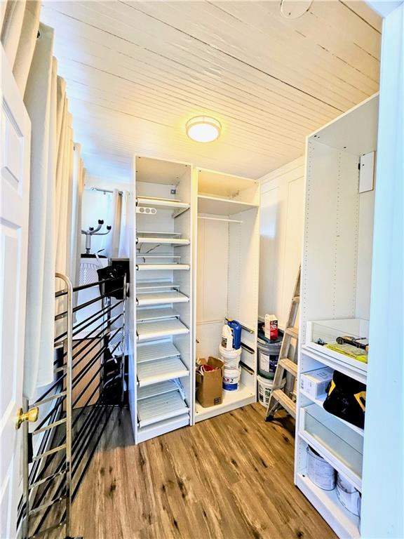 interior space featuring wood finished floors