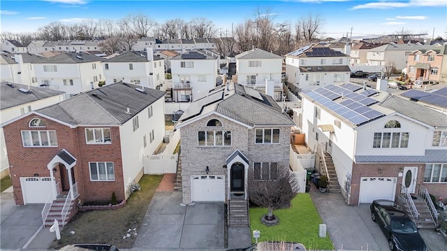 drone / aerial view featuring a residential view