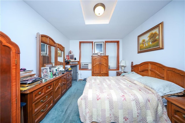 bedroom with carpet floors