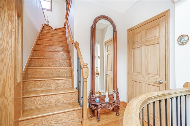 1265 86th St, Brooklyn, NY 11228 - staircase with wood finished floors