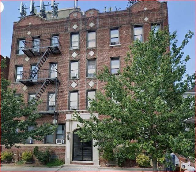 view of property featuring cooling unit