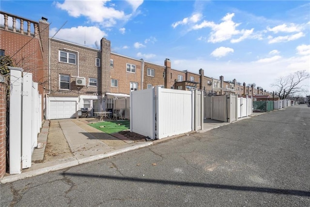 exterior space with a residential view