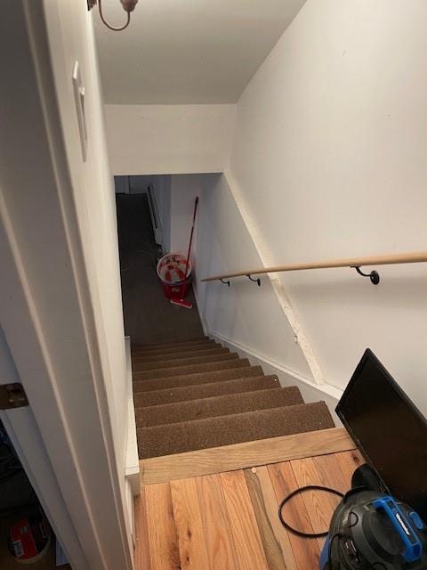 view of staircase