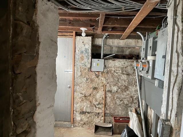 view of utility room