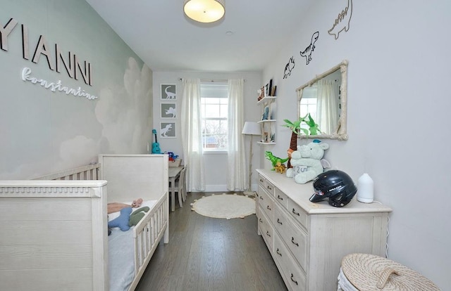 97 Battery Ave Unit 3B, Brooklyn, NY 11209 - bedroom with dark wood-style floors