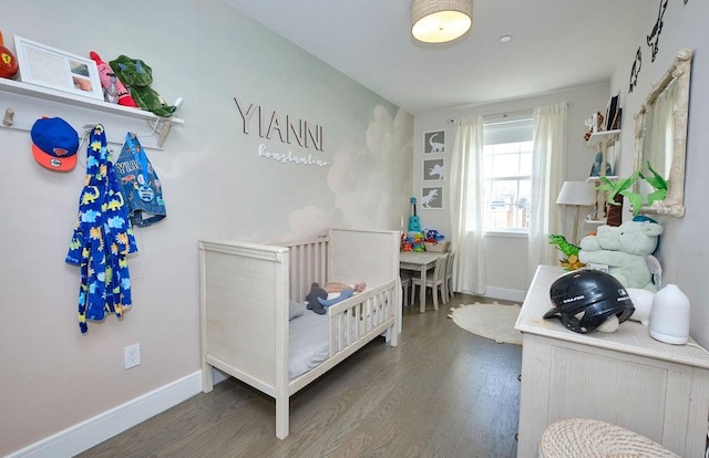 97 Battery Ave Unit 3B, Brooklyn, NY 11209 - bedroom featuring wood finished floors and baseboards