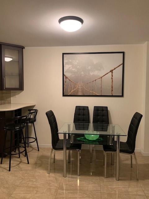 dining area with baseboards