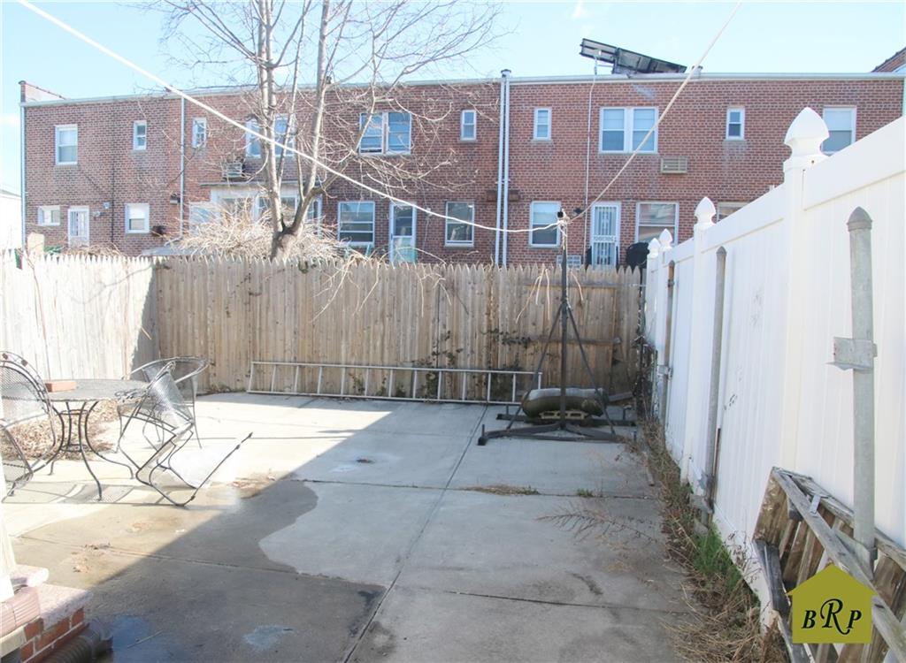661 E 87th St, Brooklyn, NY 11236 - view of patio / terrace with a fenced backyard