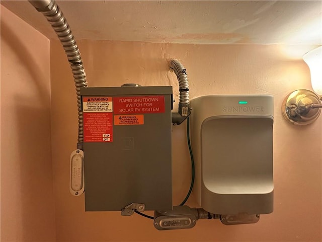 view of utility room