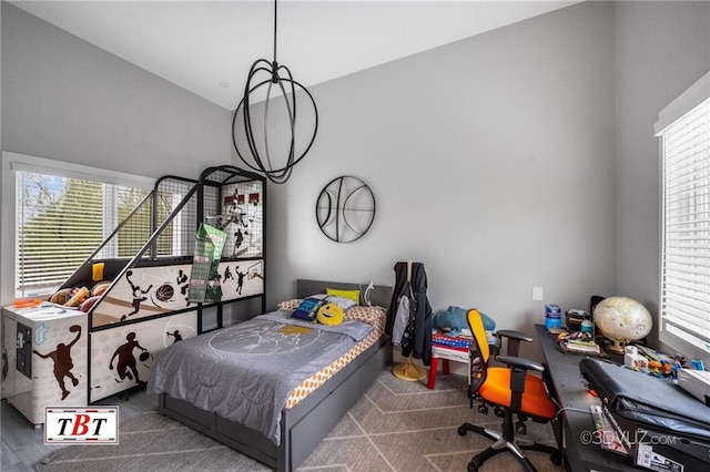 bedroom featuring carpet flooring