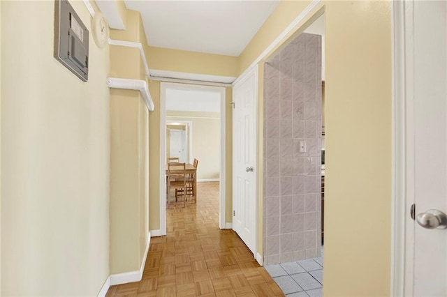 hall with baseboards