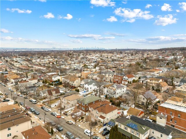 drone / aerial view featuring a residential view