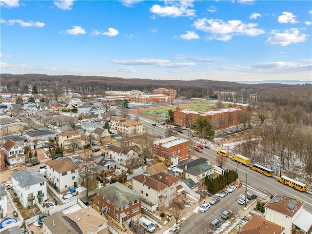 drone / aerial view featuring a residential view