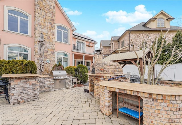 90 Giegerich Ave, Staten Island, NY 10307 - view of patio featuring a gazebo