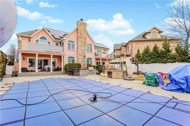 90 Giegerich Ave, Staten Island, NY 10307 - view of swimming pool with a patio and grilling area