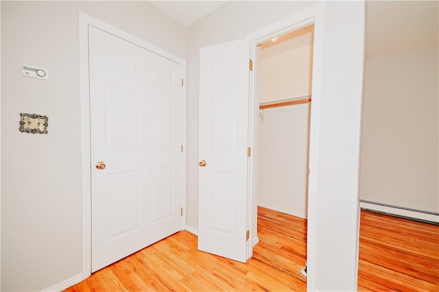 1856 E 13th St Unit 3A, Brooklyn, NY 11229 - unfurnished bedroom with light wood-type flooring and baseboard heating