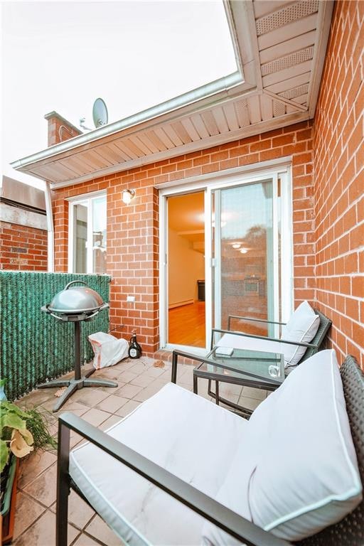 view of patio / terrace with grilling area