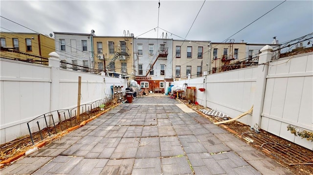 view of patio / terrace with fence