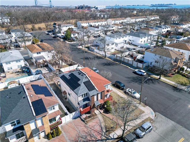 birds eye view of property featuring a residential view