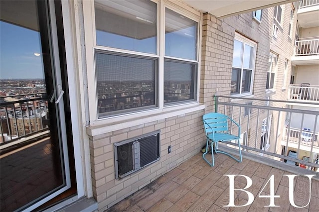 balcony with visible vents