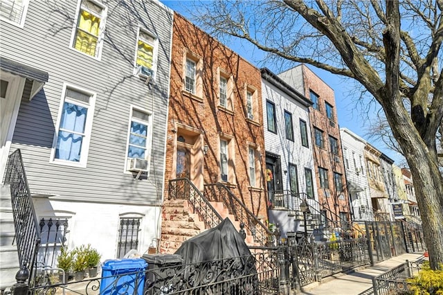 view of property with a fenced front yard