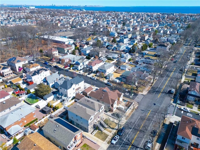 aerial view featuring a residential view