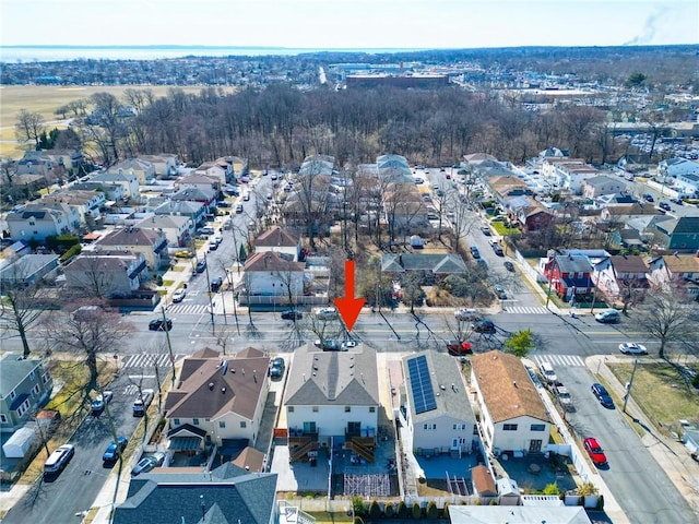 birds eye view of property featuring a residential view