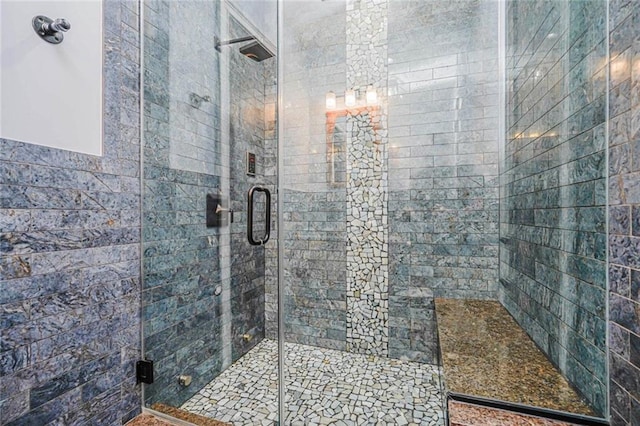 full bath featuring a stall shower