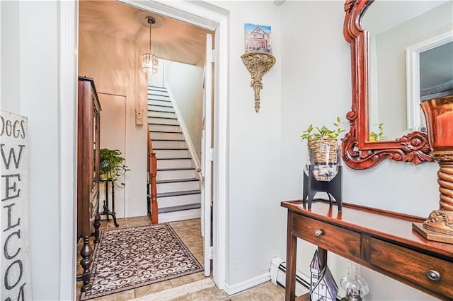 foyer entrance with stairs