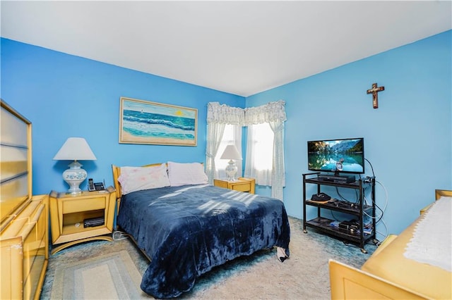 bedroom featuring carpet flooring